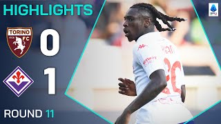 TORINOFIORENTINA 01  HIGHLIGHTS  Kean Seals 5th Consecutive Win  Serie A 202425 [upl. by Reivaj]