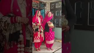 Vivah Geet ll Himachal Pradesh himachali song himachal cluture himachal marriage rasmeviralshort [upl. by Naujak]