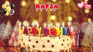 HAFSA Birthday Song – Happy Birthday Hafsa [upl. by Anahs]