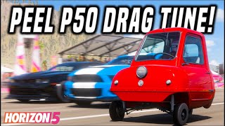 FASTEST Peel P50 Drag Tune  16658  Forza Horizon 5 [upl. by Haziza]