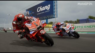 FRANCESCO BAGNAIA  MOTOGP CHANG THAILAND  MOTOGP 24 GAMEPLAY REPLAY [upl. by Yemane]