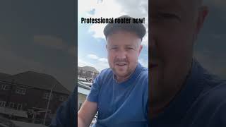 Lead flashing attempt Just give it a go and you will surprise yourself roofrepair roofer [upl. by Carlye]