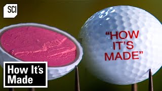 How Golf Balls Clubs Carts amp Tees Are Made  How Its Made  Science Channel [upl. by Kristian]