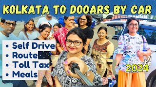 KOLKATA to DOOARS by CAR  Route Details  Road Conditions  Meals  Stay Midway  Part 2 [upl. by Duester]