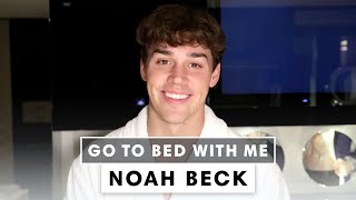 Noah Beck’s Travel Nighttime Skincare Routine  Go To Bed With Me  Harper’s BAZAAR [upl. by Kroll143]