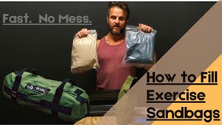 Best Fill for Your Exercise Sandbag [upl. by Evin]