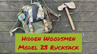 The Hidden Woodsmen Model 23 Rucksack REVIEW 2024 [upl. by Nerrak29]