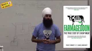 Should we eat meat Brunel Sikh Soc  QampA 7 [upl. by Thorbert]