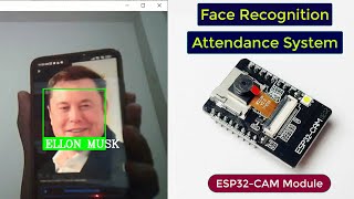 Face Recognition Based Attendance System using ESP32 CAM amp OpenCV  Visual Studio [upl. by Hadwin]