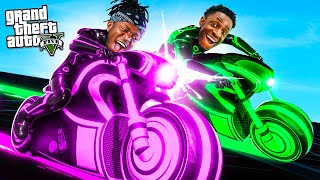 SIDEMEN ELIMINATION TRON RACE ON GTA 5 [upl. by Gladis]