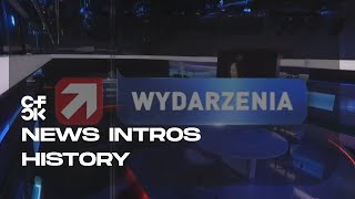 Polsat Wydarzenia Intros History since 1993 [upl. by Ydnyl]