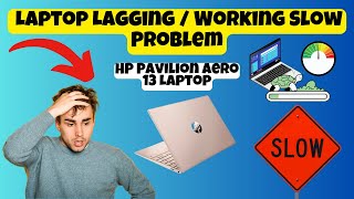 HP Pavilion Aero 13 Laptop Lagging Problem Fix  HP Pavilion Aero 13 Performance Boost [upl. by Solokin365]