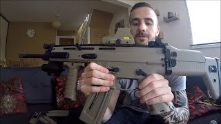 ISSC MK22 22LR CUSTOM SCAR clone review [upl. by Atillertse590]