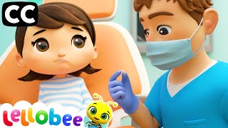 Wobbly Tooth Song  Going to the Dentist  Nursery Rhymes with Subtitles [upl. by Idnal215]