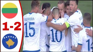 Lithuania vs Kosovo 12 All Goals Results and Extended Highlights2024 Edon Zhegrova Goal [upl. by Ahseyn]