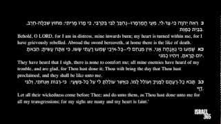 Listen to chapter one of Eicha  Lamentations in the traditional Hebrew reading [upl. by Wilson]