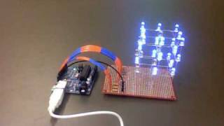 LED Cube 3x3x3 with Arduino [upl. by Ellerd]