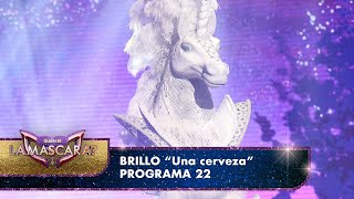 Brillo nos hizo tomar “Una cerveza”  Quién es la Máscara  2022 [upl. by Ennaeiluj]