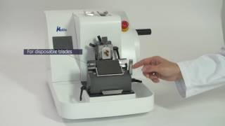 Rotary microtome semiautomatic [upl. by Aek299]