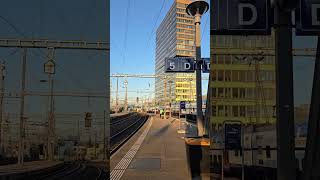 Zurich Oerlikon approaching SBahn [upl. by Ewold]