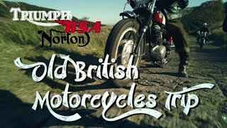 Old British Motorcycles Trips [upl. by Atiuqat]