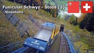 Funicular Schwyz  Stoos 3 October 2024 4K switzerland funicular stoos [upl. by Aicile]