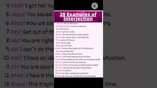 Interjection Examples ll Example of Interjection ll Interjections in Daily Useyoutubeshortsshorts [upl. by Aztinad276]