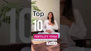 Yoga Asanas for Fertility Planning a Baby fertility conceive conceivenaturally [upl. by Llevart]