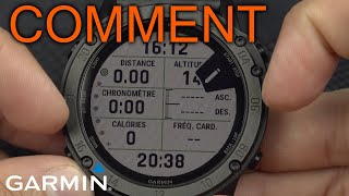 Comment personnaliser une activité sportive sur la montre Garmin Tactix  Fenix [upl. by Gretal]