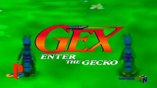 Gex Enter the Gecko  Playstation 1 vs Nintendo 64 [upl. by Ronalda]