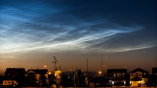 Noctilucent Clouds over Southern Alberta [upl. by Musihc]