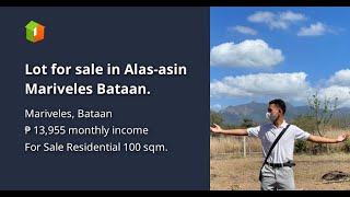 Lot for sale in Alasasin Mariveles Bataan [upl. by Ellehcem236]