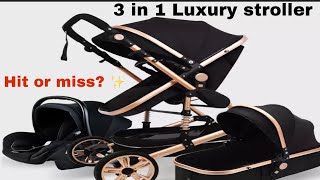 3 in 1 Stroller REVIEW  Aliexpress NO SCAM [upl. by Francis911]