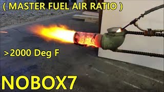 Waste oil burner  Air fuel ratio [upl. by Tabor]