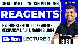 Reagents  LiAlH4  NaBH4  Mechanism  CSIR NET GATE  IIT JAM  DU  BHU  Chem Academy [upl. by Aidam]