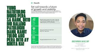 MANULIFE WEALTH GUARANTEE  WITH 45 ANNUAL CASH PAYOUT RATE amp 100 MONEYBACK NO RISK INVESTMENT [upl. by Ko]