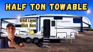 HALF TON Towable Fifth Wheel RV 🚙 [upl. by Ethelbert369]