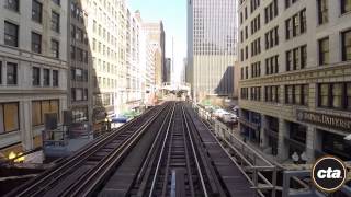 CTA Ride the Rails Brown Line in Real Time [upl. by Siramay]