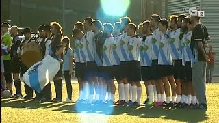 Fútbol gaélico masculino Galicia Francia amigable Deporte galego CRTVG [upl. by Arta]