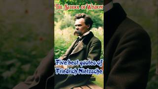 Five of the most famous quotes by Friedrich Nietzsche quotes wisdom [upl. by Rovit]