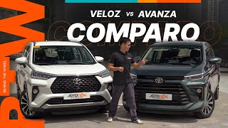 2022 Toyota Avanza vs Toyota Veloz Comparo  Behind the Wheel [upl. by Eiramik]