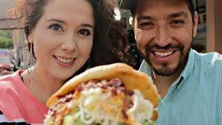 La torta más grande de México en Tortas el Recreo las originales del Vaquita FT Marisolpink [upl. by Anaicilef]