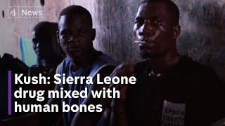 Drug mixed with human bones ravaging Sierra Leone [upl. by Osrick]