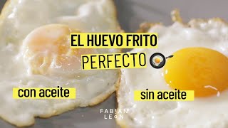 Cómo hacer el HUEVO FRITO PERFECTO sin aceite  2 FORMAS de hacerlo [upl. by Nosdrahcir97]