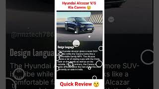 Hyundai Acrazar VS Kia Carens 😯  shorts youtubeshorts viralshorts [upl. by Jeu481]