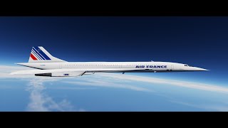 Concorde  Montreal to Nice France  PART 2 of 2  Descent to Landing with commentary [upl. by Ahsata1]