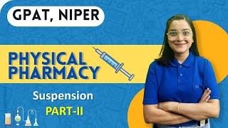 Suspension  L 2  Physical pharmacy gdcclasses  Important topics [upl. by Denbrook967]