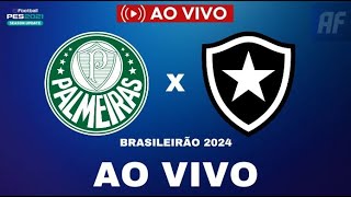 PALMEIRAS X BOTAFOGO AO VIVO COM IMAGENS BRASILEIRÃO 2024 [upl. by Cleave]