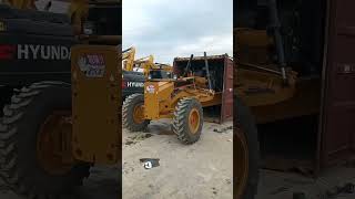 Used Caterpillar 140H motor grader delivered and loaded into containerContact 86 19939967781loader [upl. by Tatman]