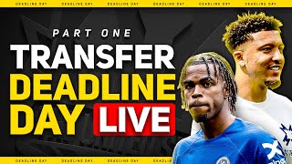 SANCHO TO CHELSEA Chukwuemeka Deal TRANSFER DEADLINE DAY LIVE [upl. by Herta]